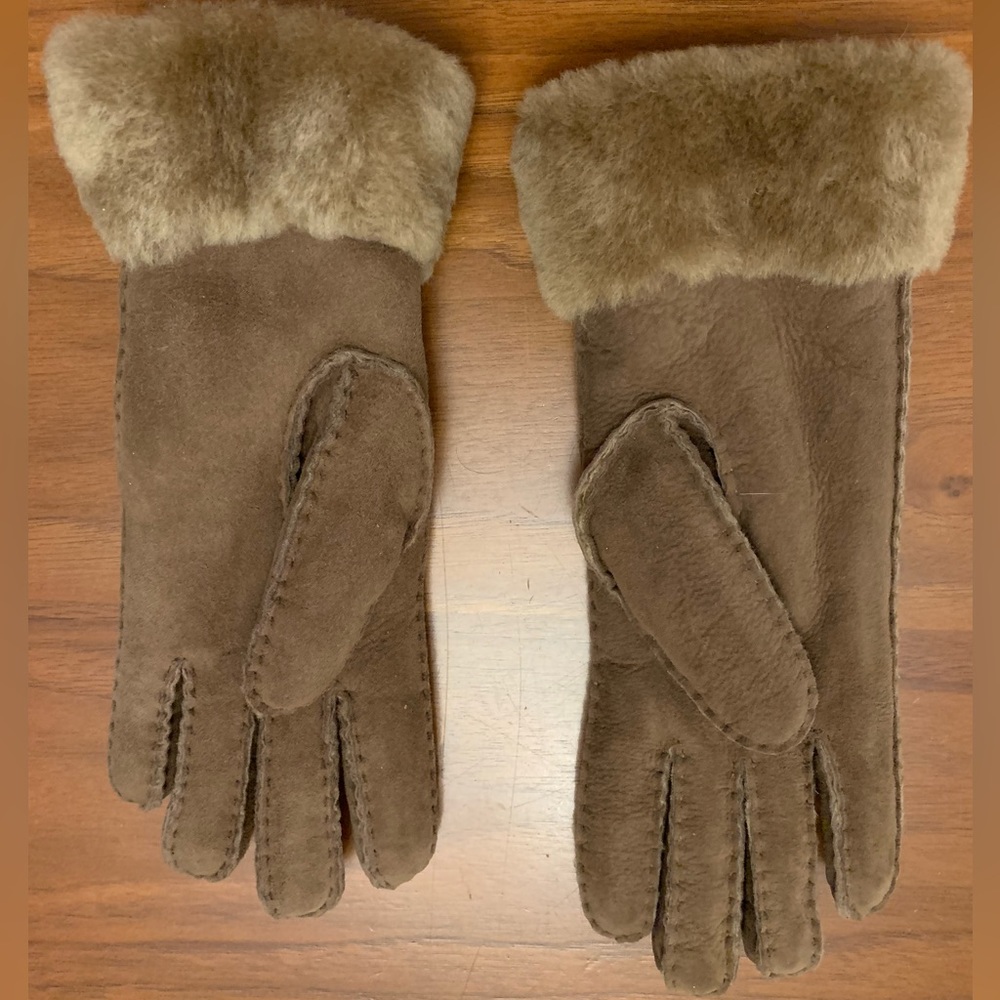 EMU Australia Sheepskin Glove & Earmuff Set | Brown | XS/ Small
